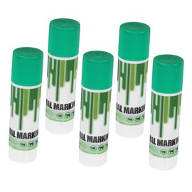 INOOMP Crayones de Cera Verde para Marcar Ganado, 5 Piezas, Alta Visibilidad y Resistente al Agua para Vacas y Cabras en Uso al Aire Libre