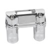 Unbranded 2" Handlebar Riser 1 1/4" Bar Clamp For Harley