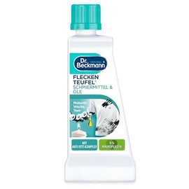 Dr. Beckmann Fl√ºssig Fleckenteufel Schmiermittel & √ñle | Spezialfleckentferner gegen √ñlflecken, Teer und Kerzenwachs| 50 ml, Frisch