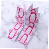 Outanaya 100pcs Nail Art Guide Stickers Plane Shaped Nail Tips