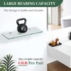 Alise Glass Shelf Brackets,Adjustable Clamp Brackets for Shelves,Wall Mount Clamps