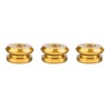 3 Pcs Motorcycle Air Cleaner Bolt Decorative Cover for Yamaha