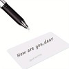 Pack of 200 Blank Cards, 9 x 5.2 cm, Blank