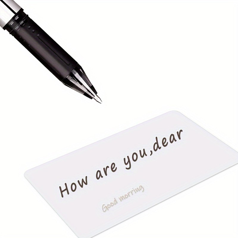 Pack of 200 Blank Cards, 9 x 5.2 cm, Blank