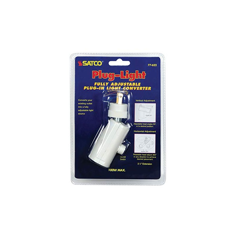 Satco Plug A Light Adapter 250 W 125V