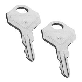 Cash Drawer Key 010R Replacment for M-S Cash Drawer Key 010L or 010 Locks, Cash Drawer Key Replacement Parts Fits Many POS Registers, Cash Drawer and Lock Boxes, 2 Pcs