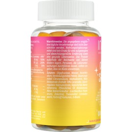 essence Inao inner and outer beauty Clean Skin gummies by essence, dietary supplement, yellow, vegan, gluten-free, nanoparticles free, pack of 1 (180 g)