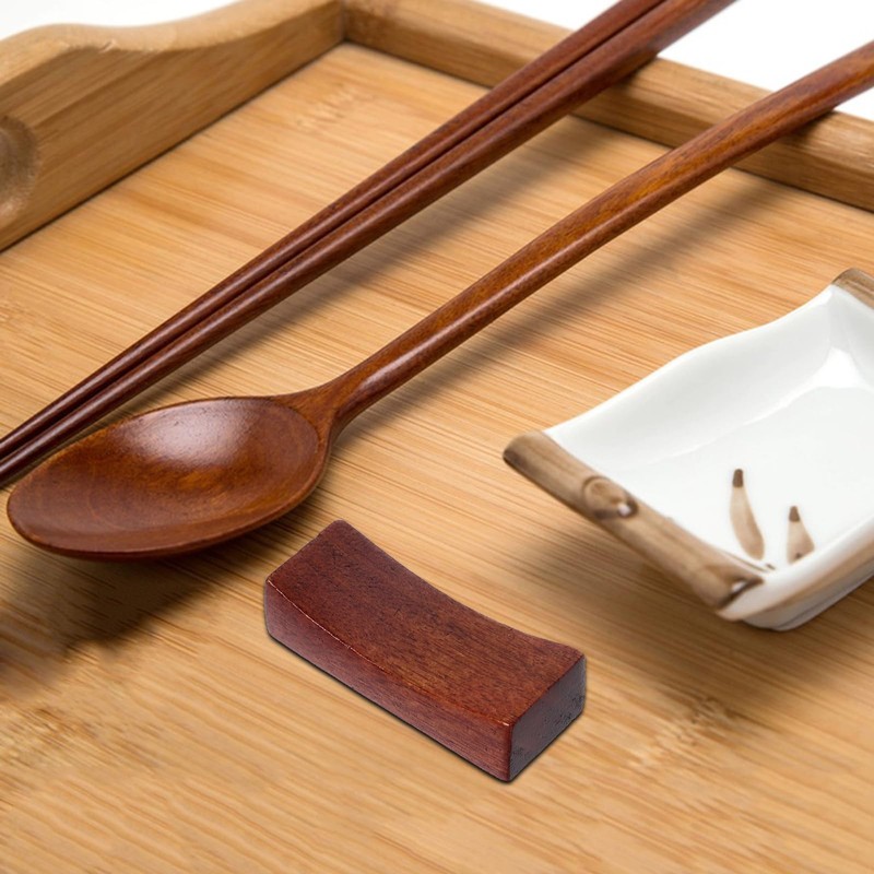 DOITOOL Chopsticks Rest, Wooden Spoon Rest, Chopsticks Pillow, Japanese Style,