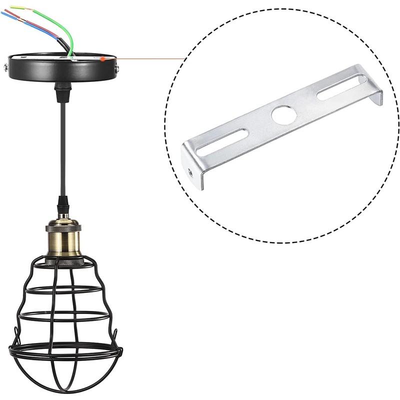 LEDSone 95mm Lighting Fixture Ceiling Plate Bracket Fitting Ceiling Rose