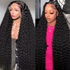 BELE 13x6 Deep Wave Lace Front Wigs Human Hair 26