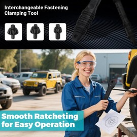 Ratcheting Wrench Set, Drill Chuck Adapter Spanner, Portable Slim Anti Slip Ratchet Wrench for Car Repair Emergencies Plumbing Industrial Bike Maintenance HVAC Installation