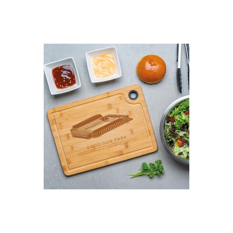 Goodison Park Engraved Bamboo Chopping Board – A Tribute to