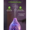 InnoGear Essential Oil Diffuser, 150ml Handmade 3D Glass Aromatherapy Defuser