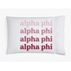 Sorority Shop Alpha Phi Pillowcase – Ombre Design, 100% Cotton