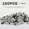 102 Pcs Mini Nail Sanding Bands, 180 Grit Small Sanding