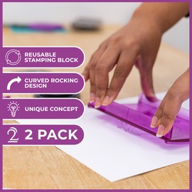 Crafters Companion Rock-A-Block-2 Pack, 0 Purple, 29.7 x 22.2 x 3.1 cm