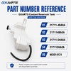 GXARTS Coolant Reservoir Tank with Cap & Hose Compatible with