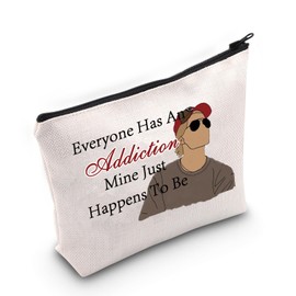 VAMSII TV Show Inspired Gift Everyone Has An Addiction J Makeup Bag TV Show Fan Cosmetic Bag TV Show Merch (An Addiction J M)