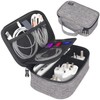 sisma Electronics Cords Organizer Tech Accessories Storage Case Travel Small