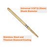 sourcing map 10pcs 120-140 Grits Diamond Grinding Bit 2mm Tapered