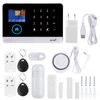 433MHZ Wireless GSM+GPRs WIFI Intelligent Video Alarm Smart Home Security