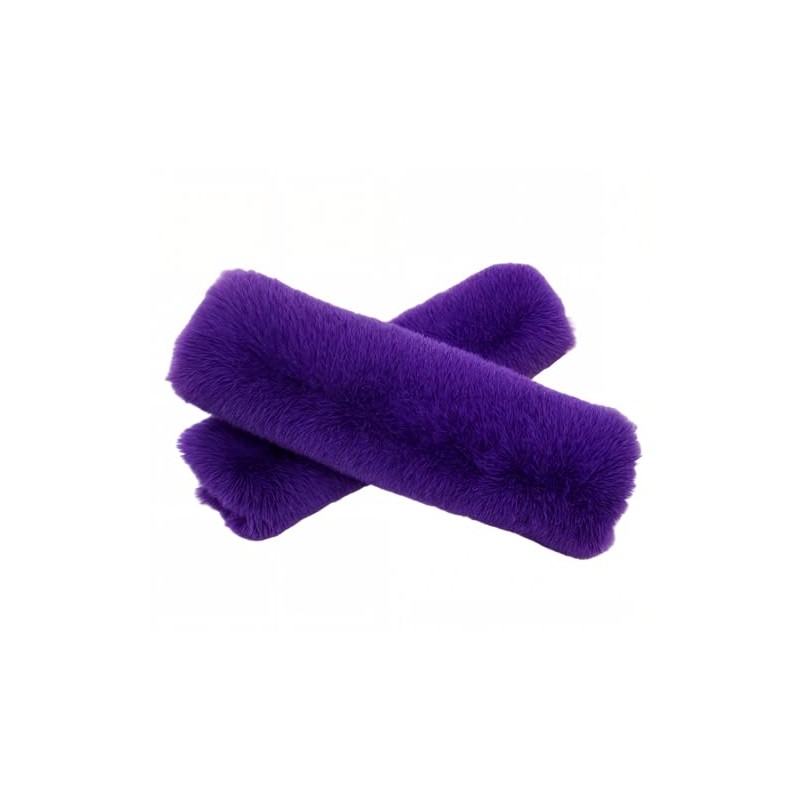 RHINORO Artificial Fur Safty Belt Seatbelt Cover, Furry Soft, Plush