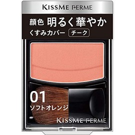 Kiss Me FERME Felm Brightening Cheek 01 Soft Orange