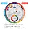 Pocket Color Wheel, Paint Mixing Learning Guide Art Class Teaching