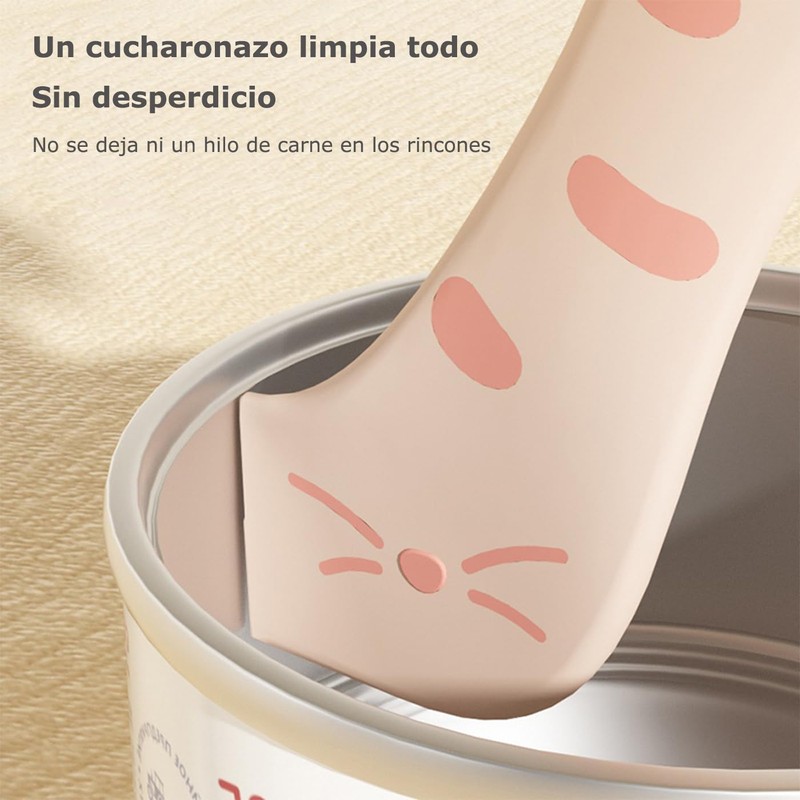 Tapas para Latas de Comida, 6 Piezas Cucharas y tapas