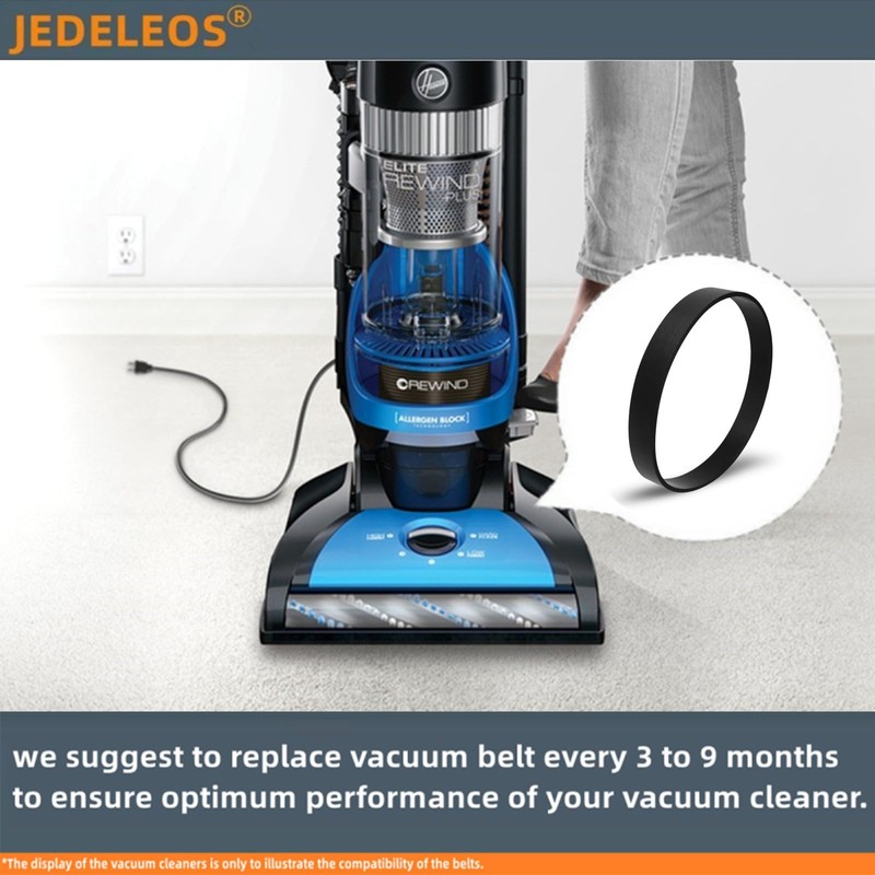JEDELEOS Replacement Belts for Hoover Elite Rewind Plus Upright Vacuum