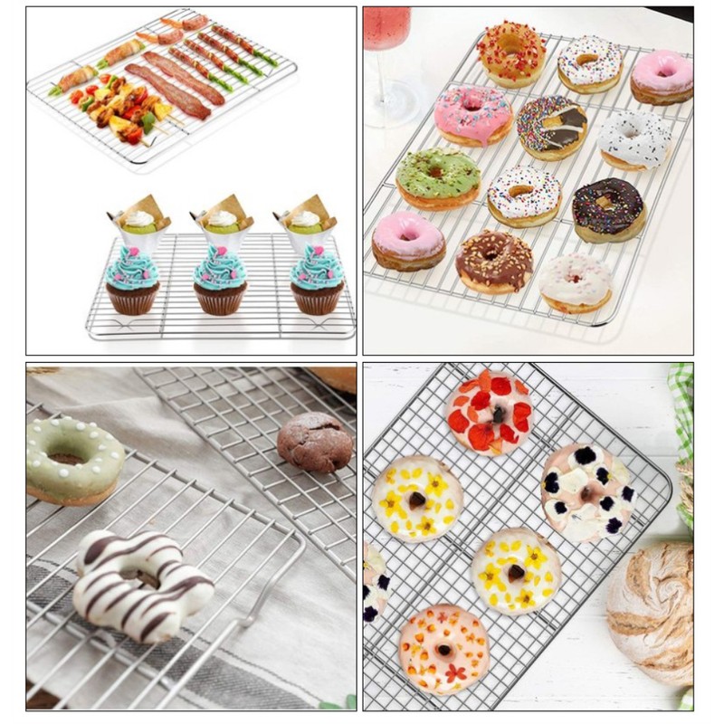 Kitchen Barbecue Racks Cooling Racks Net Stainless Steel Grid Wire