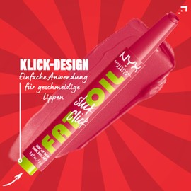 NYX Professional Makeup Fat Oil Slick Click Trio – limitiertes Lippenstift-Set mit den Farben No Filter Needed, Link In My Bio und Double, 1 Stk