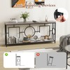Giantex 71" Console Table, 2-Tier Extra-Long Entryway Table w/Storage Shelf,