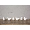 Creative Co-Op Set of 6 Ceramic Bird Figurine Home Decor