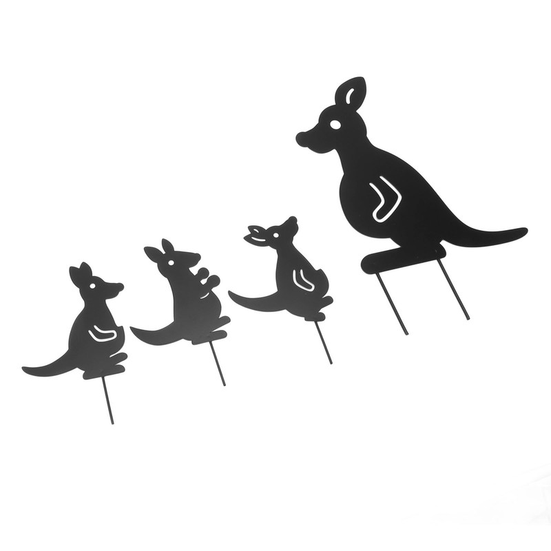 4pcs Iron Art Animal Decoration Ingenious Multi Purpose Kangaroo Plugin