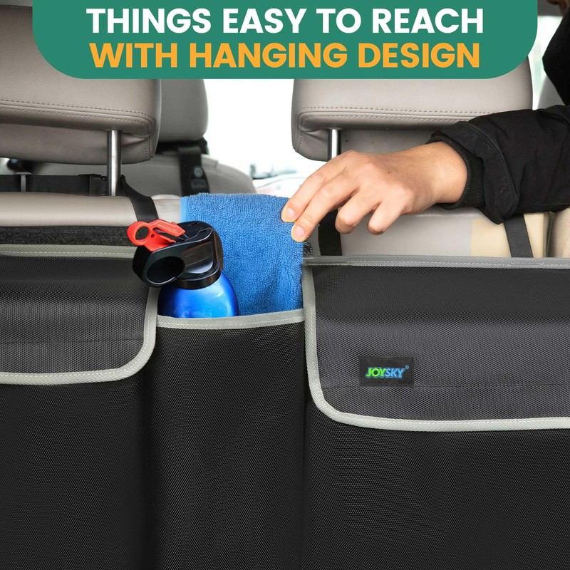 JOYSKY Car Trunk Organizer for SUV, Backseat Hanging Trunk Organizer