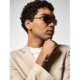 Men’s Bracelet Gifts for Son Teenage Boys Men Him 16th 17th 13th Birthday Jewellery Gifts from Mum Cuban Chain Bracelet Jewellery Presents for Christmas Valentines Day Graduation