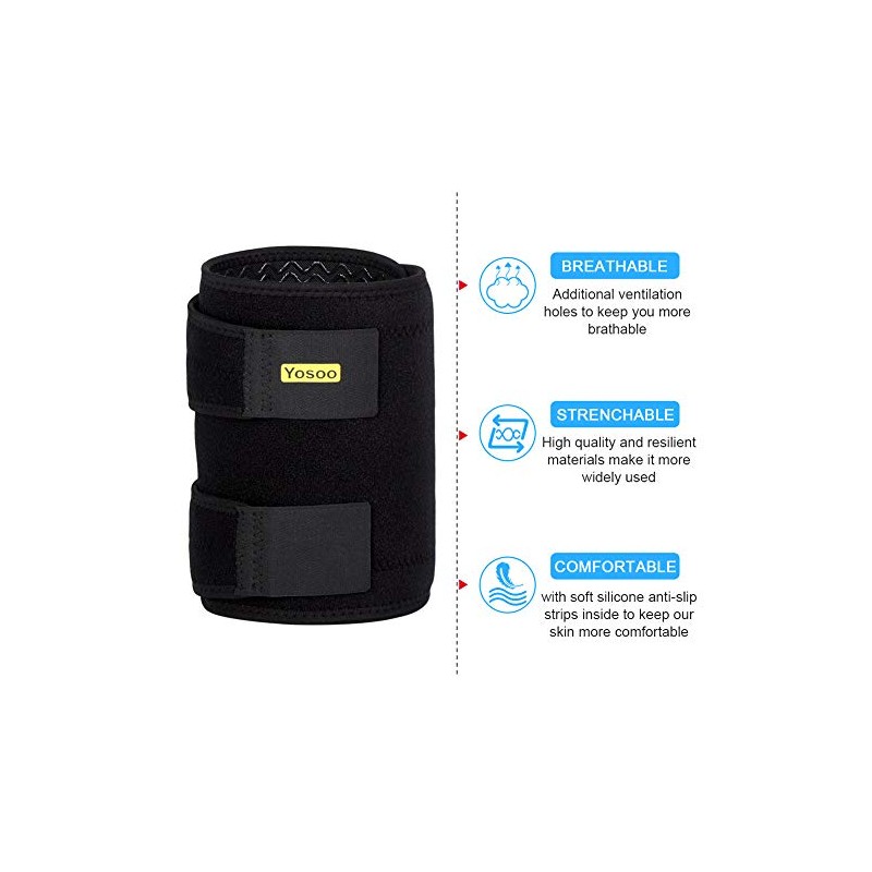 Yosoo Health Gear Adjustable Thigh Support Breathable Thigh Brace with
