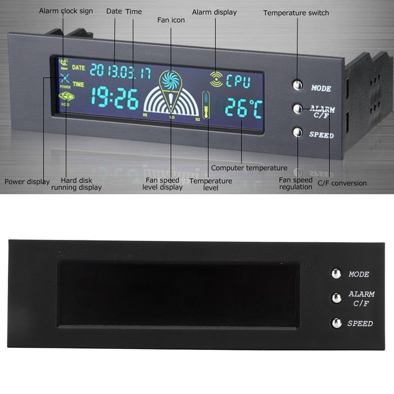 CPU Temperature Controller Intelligent Detection Computer Cooling Fan Speed Governor