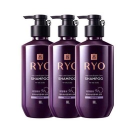 Ryeo Jayang Yunmo 9ex Specialized Hair Loss Care Shampoo for Sensitive Skin 400ml 3-Pack (36193513) / 려 자양윤모 9ex 탈모전문케어 샴푸 민감 400ml 3입 (36193513)