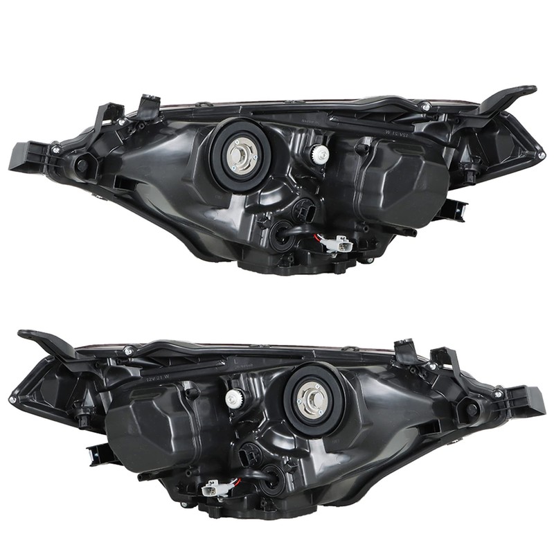 Nurniacl 2-Pack Headlight Assembly Headlamps Halogen Clear Lens Left Right