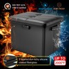 DocSafe Storage Ottoman with Lock,Fireproof Folding Ottoman Foot Rest Stool