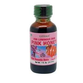 Germa Pink Honey. Anti-Wrinkle Oil. Long-lasting Moisturizer and Astringent. For Luminous Skin. With Rose Extract. For External Use. 1 Oz. Pack of 3