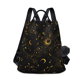 ALAZA Space Galaxy Constellation Backpack Purse for Women Anti Theft Fashion Back Pack Shoulder Bag
