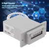 6-Digit Electromagnetic Pulse Counter AC 220V LCD Display Frequency Counter