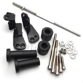 No Cut Frame Slider Protector for 1999-2007 for Suzuki Hayabusa GSX1300R GSX-R Black