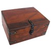 Supportiback Treasure Gurus Antique Style Wood Writing Travel Document Case