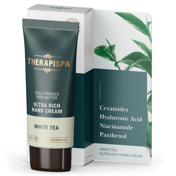 THERAPISPA Ultra Rich Hand Cream with Hyaluronic Acid, Niacinamide (B3),