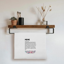 uinwk Meme Kitchen Towels 16x24 - Meme Gifts for Grandma, Mothers Day Dish Towels, Grandma Gifts from Grandchildren