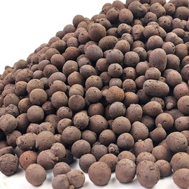 FANTIAN 2 lbs Clay Pebbles for Plants, 8-12 mm Leca Clay Balls for Indoor Plants, Orchid Potting Mixes, Hydroponic Growing, Aquaponics, Potted Top Dressing and Drainage